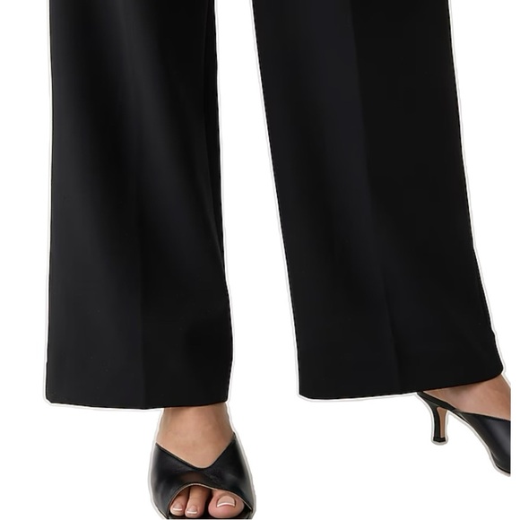 Apt 9 Wide Leg Dress Pants Size 6 Black - Picture 2 of 12